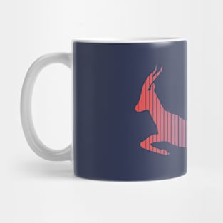 Gazelle Multi-color Animal Gradient Mug